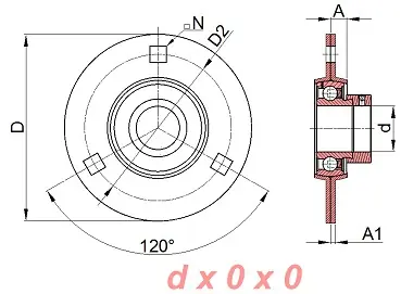 Szybka dostawa Zespół z oprawą blaszaną ocynkowaną ESPF.06 SNR